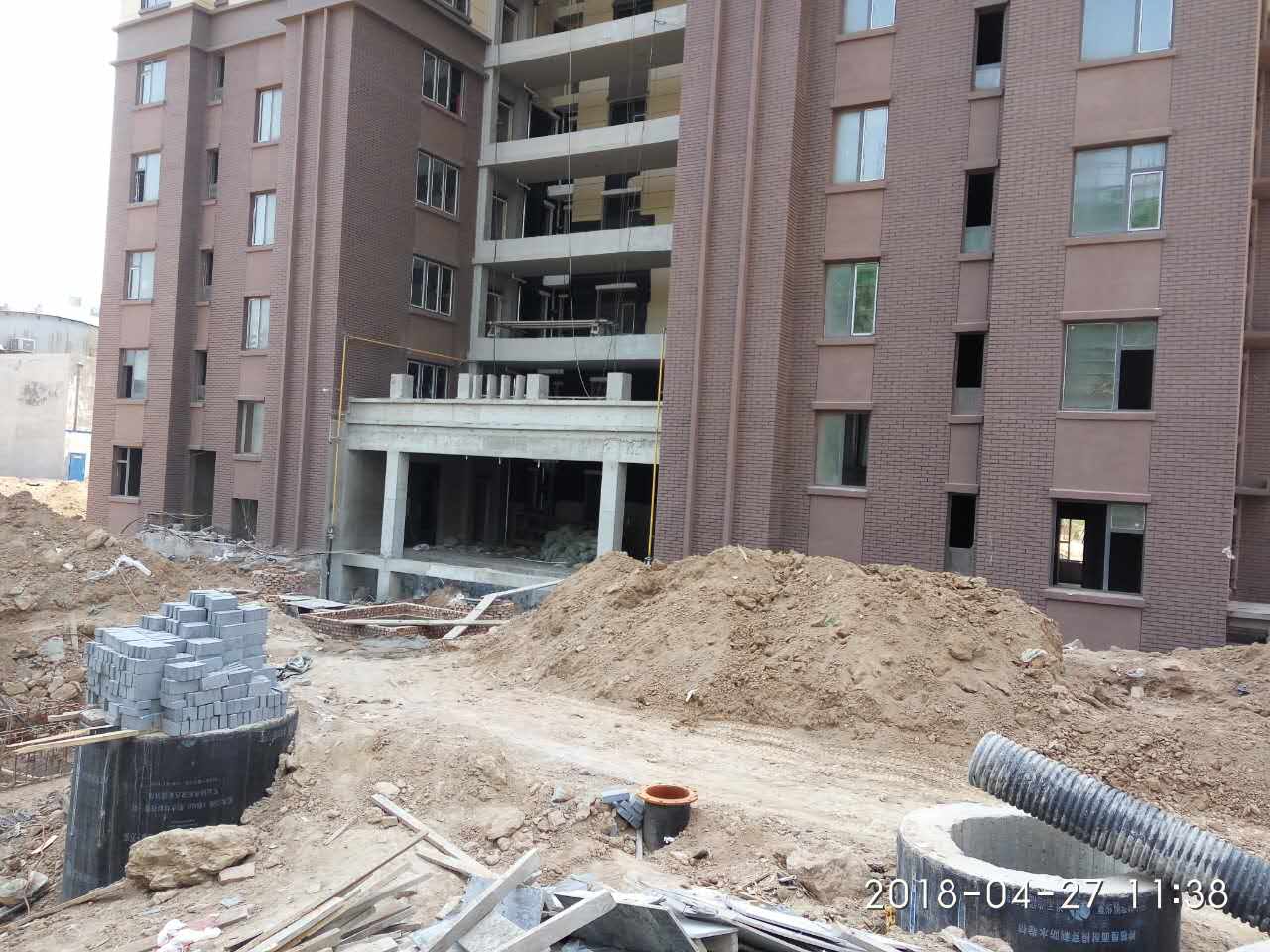 2018年4月27日王總視察（chá）太穀（gǔ）工地